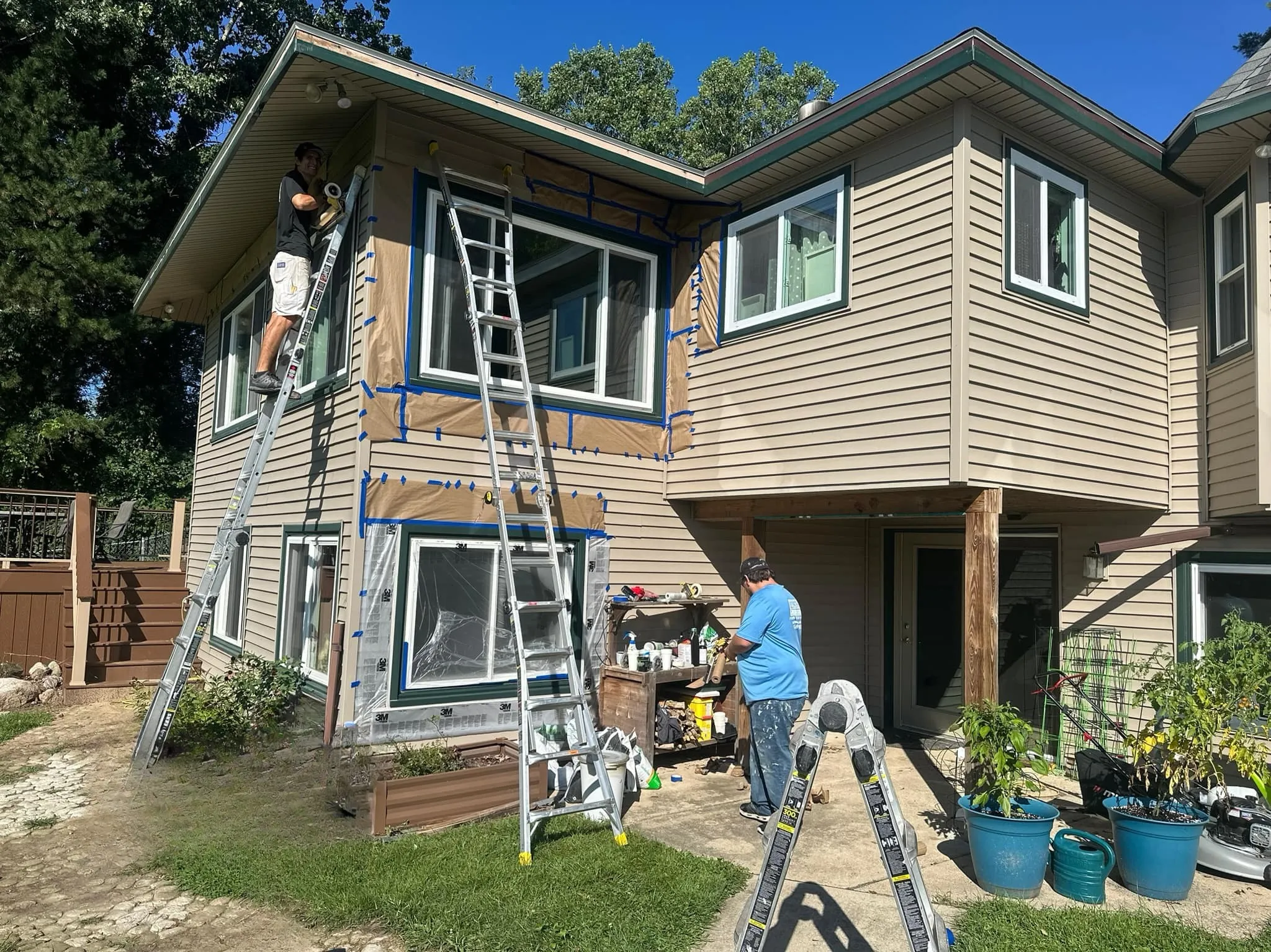 Quality painting results by Worthy Finishes in Lansing Michigan home