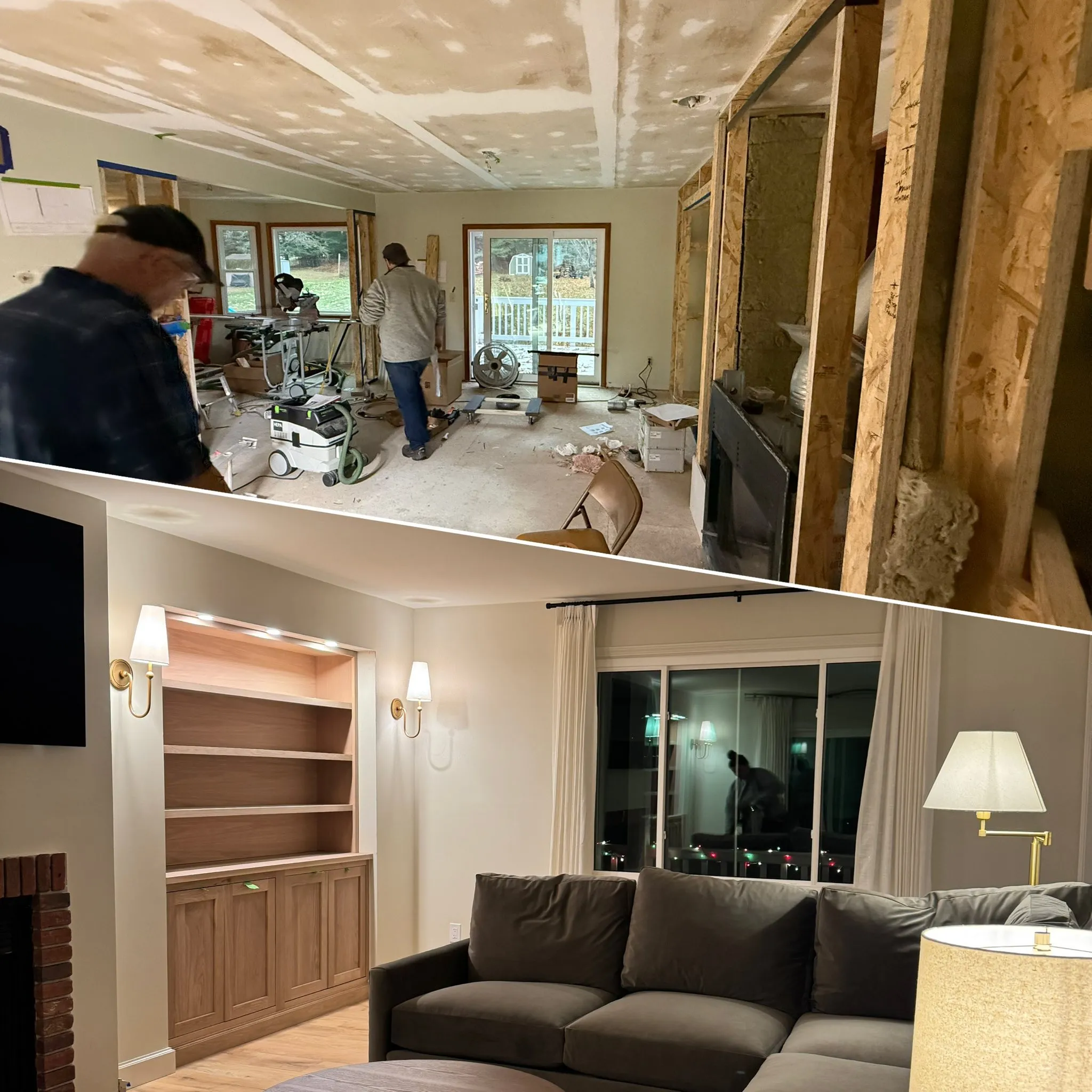 Professional cabinet painting by Worthy Finishes crew in Lansing Michigan