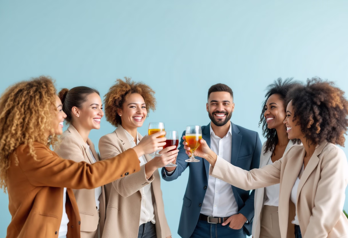 image of a teambuilding activity (for a consulting firm)