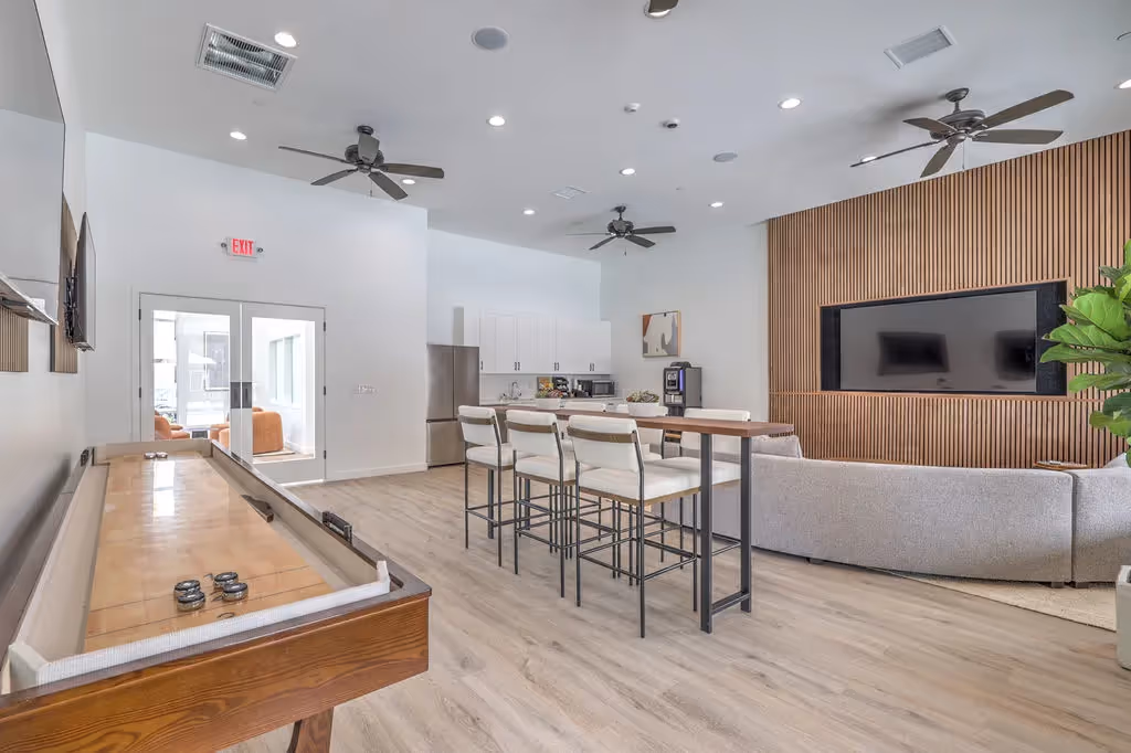 clubhouse with seating area