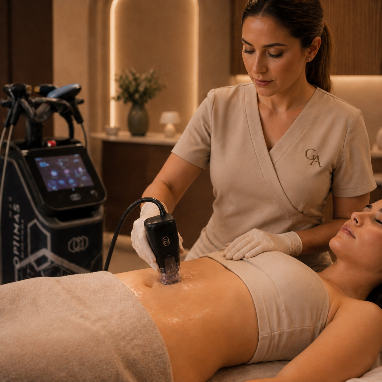 Morpheus8 body treatment area