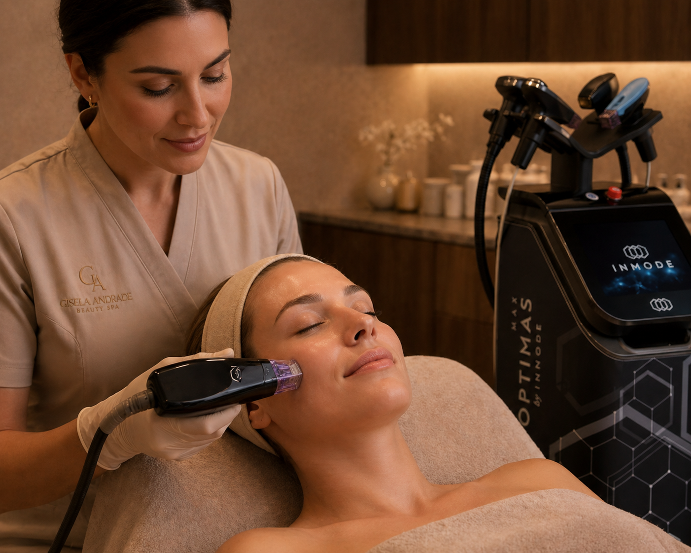 Morpheus8 facial treatment area
