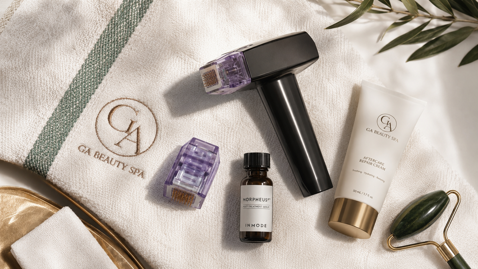 Luxury skincare glow