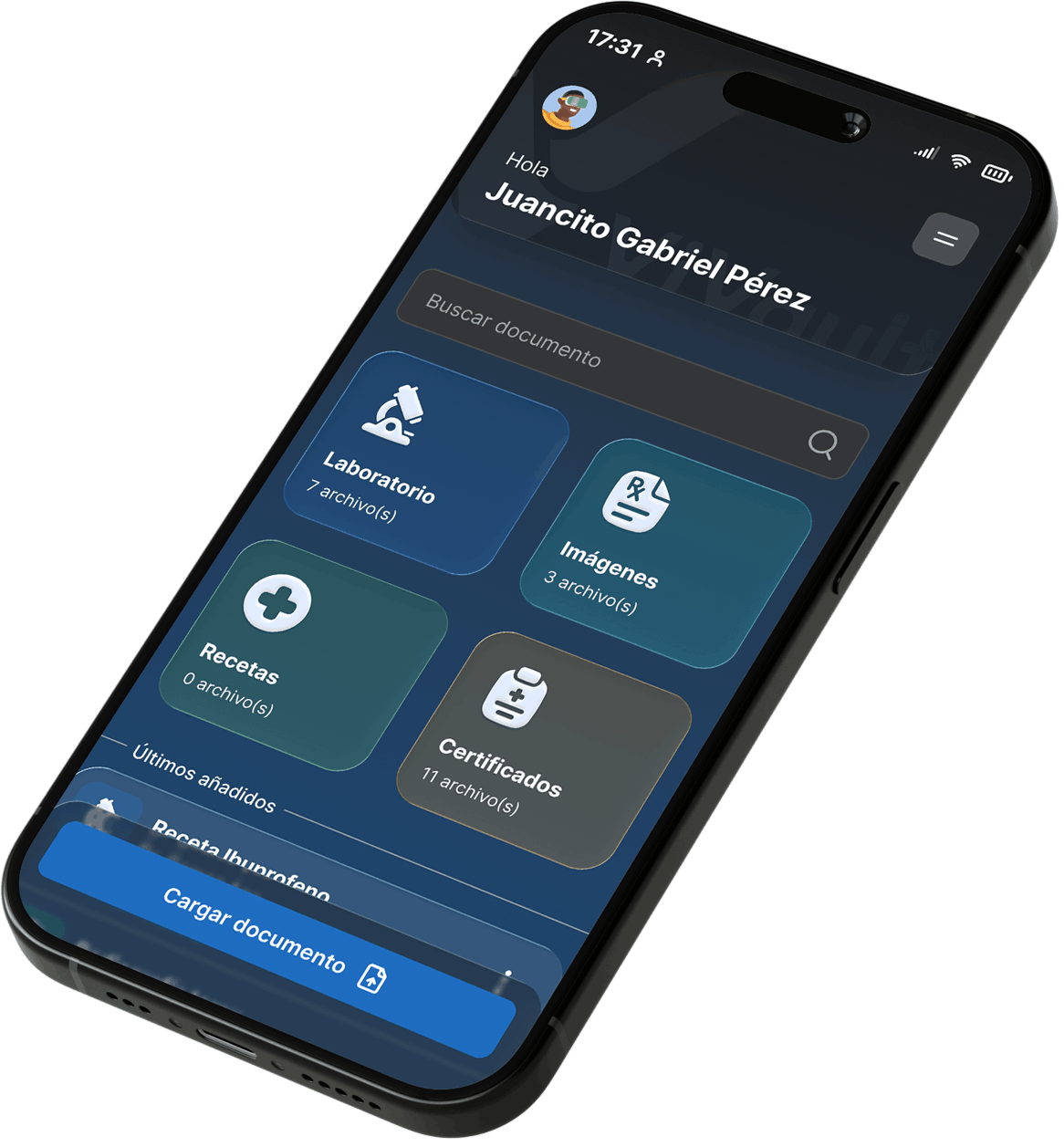 Imagen de la aplicación Vivault