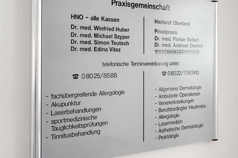 Hautarzt Oberland - Impressionen Miesbach