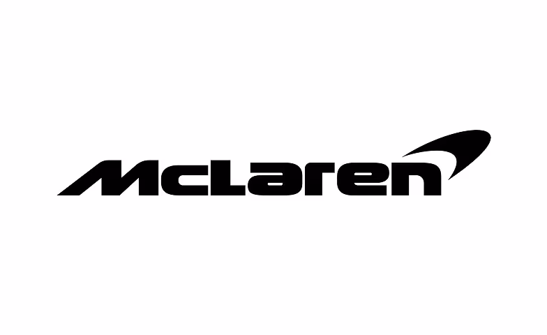 Логотип McLaren — производителя суперкаров, партнера Monaco Royal Limousines