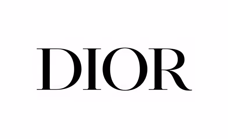 Логотип Dior — дом высокой моды, партнер Monaco Royal Limousines