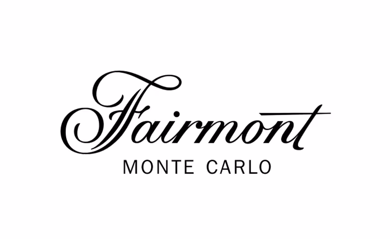 Логотип Fairmont Monte Carlo — роскошного отеля, партнера Monaco Royal Limousines