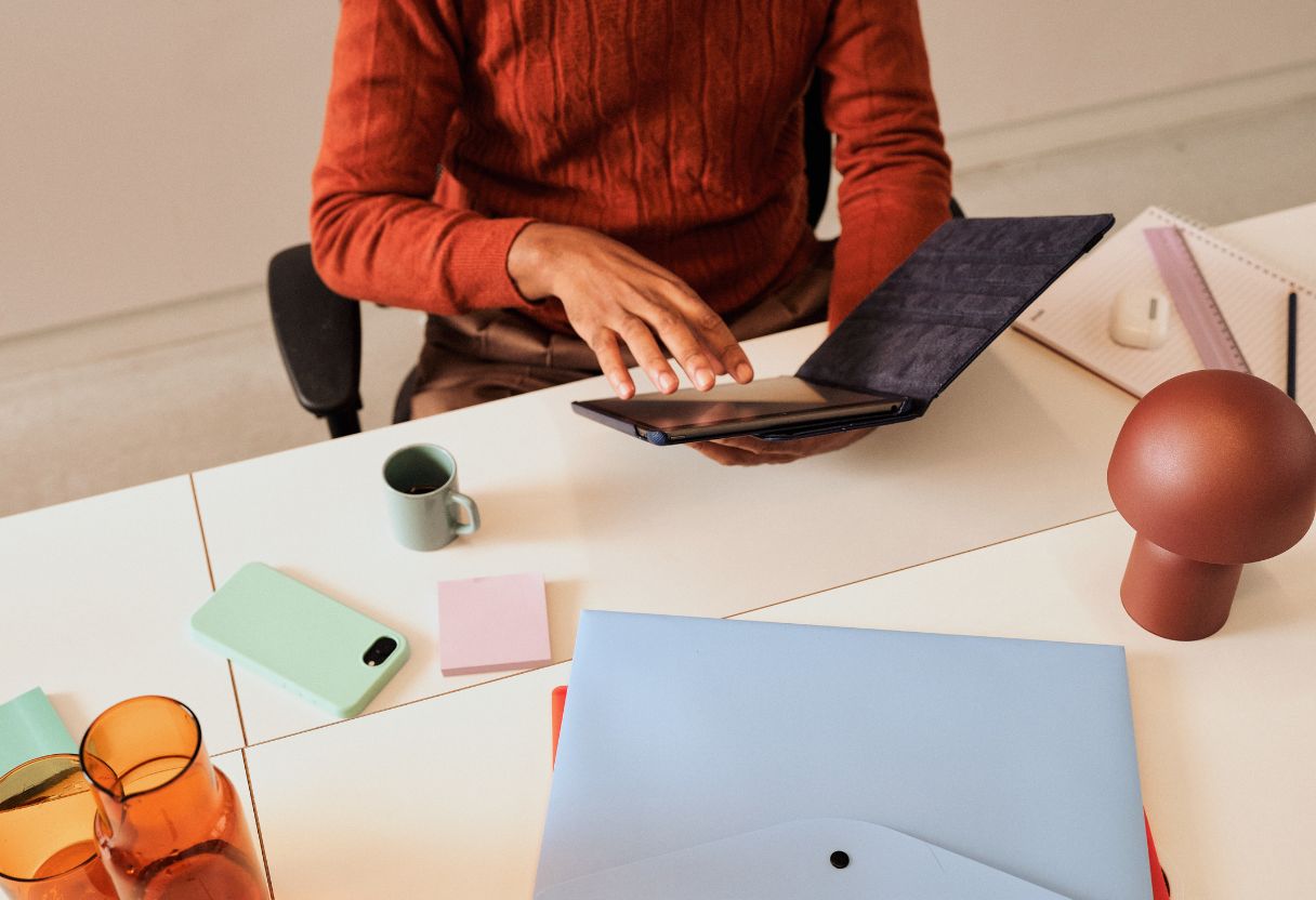 image of people working in an office (for a real estate tech)