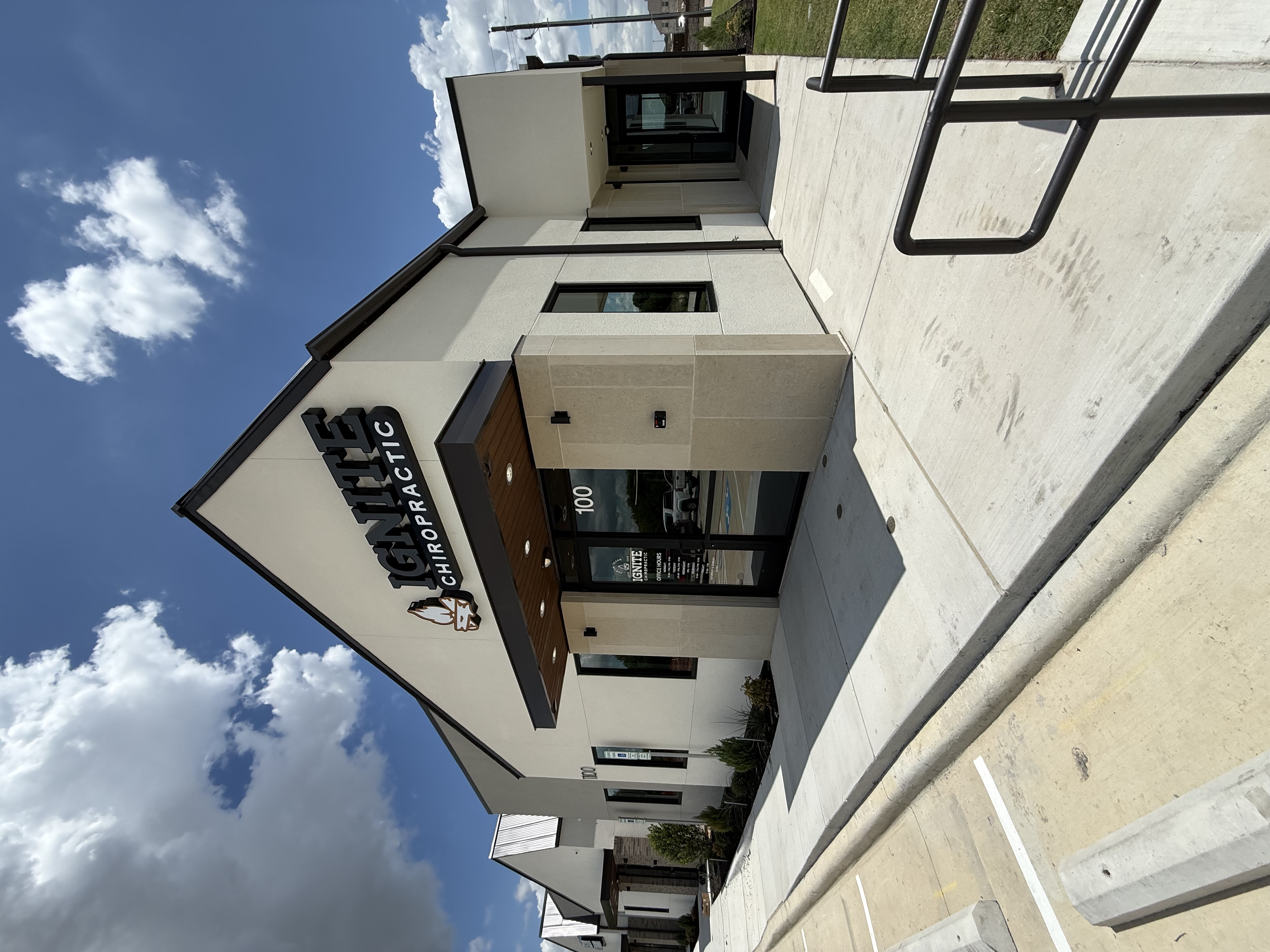 The exterior of Ignite Chiropractic in Justin, TX where families can get neurologically focused chiropractic care.