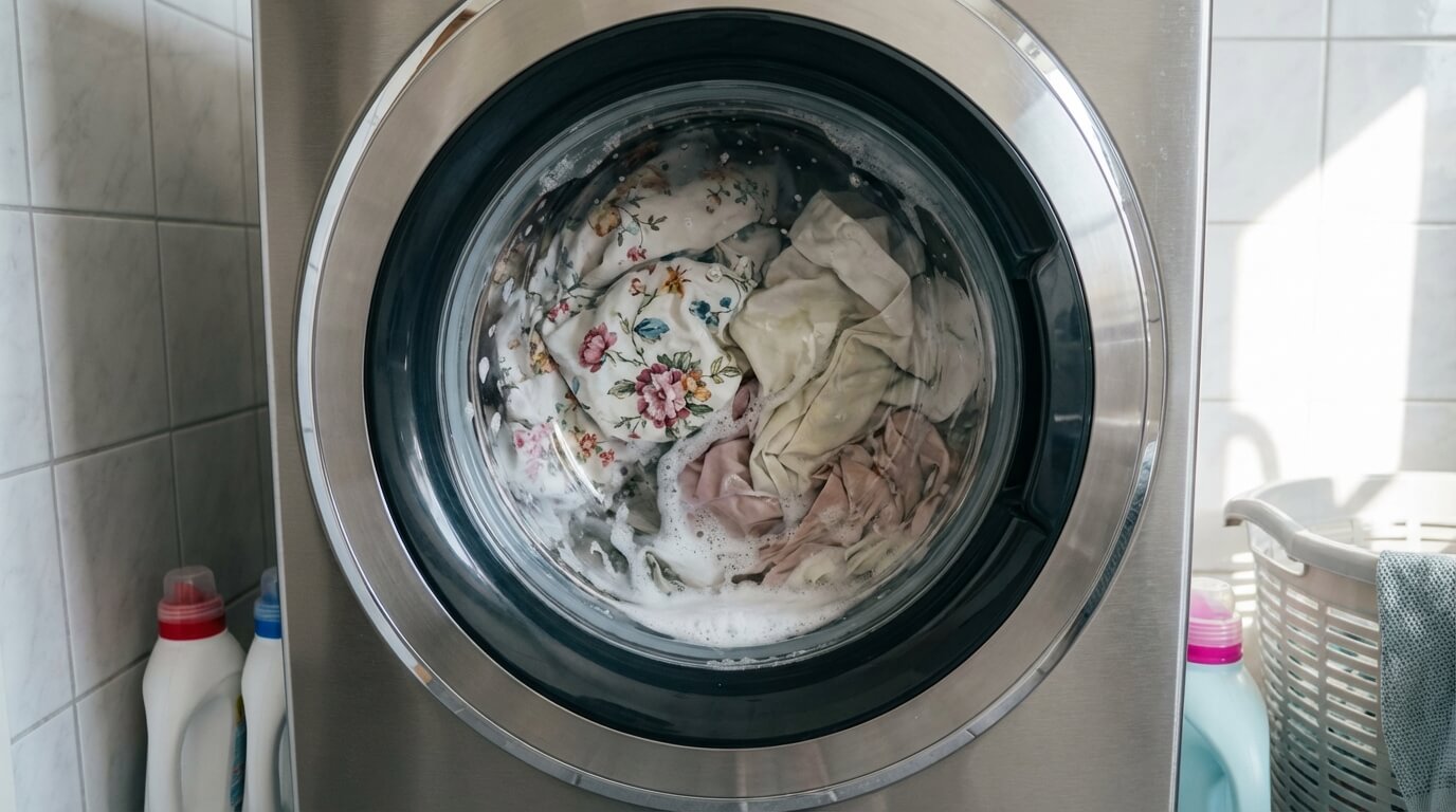 Bedding laundry to remove bed bugs.