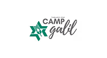 Camp Galil logo featuring a green Star of David and stylized black text.