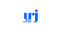 URJ logo with blue letters and Hebrew text below.