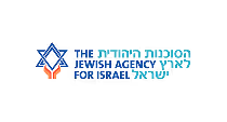 The Jewish Agency for Israel logo with a Star of David and a stylized flame design.