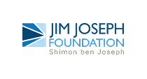 Jim Joseph Foundation logo with a stylized blue and white geometric shape on the left.