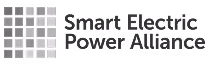 Smart Electric Power Alliance logo with grid of squares to the left and text on the right.