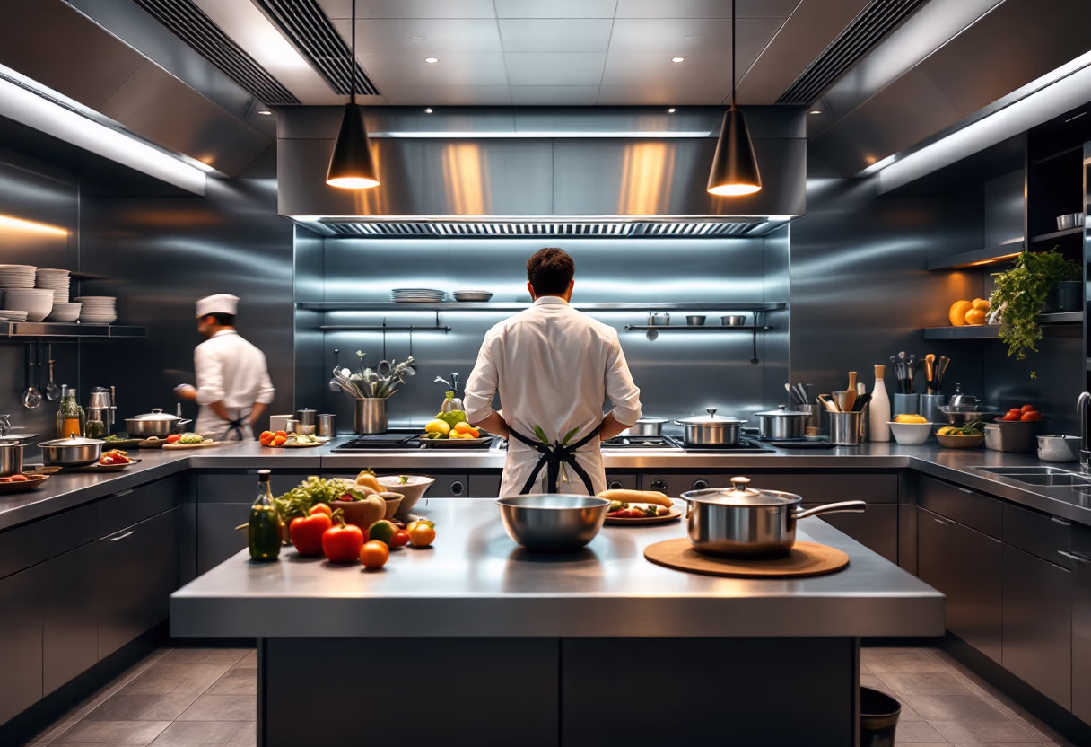 image of restaurant kitchen (for a mexican restaurant)