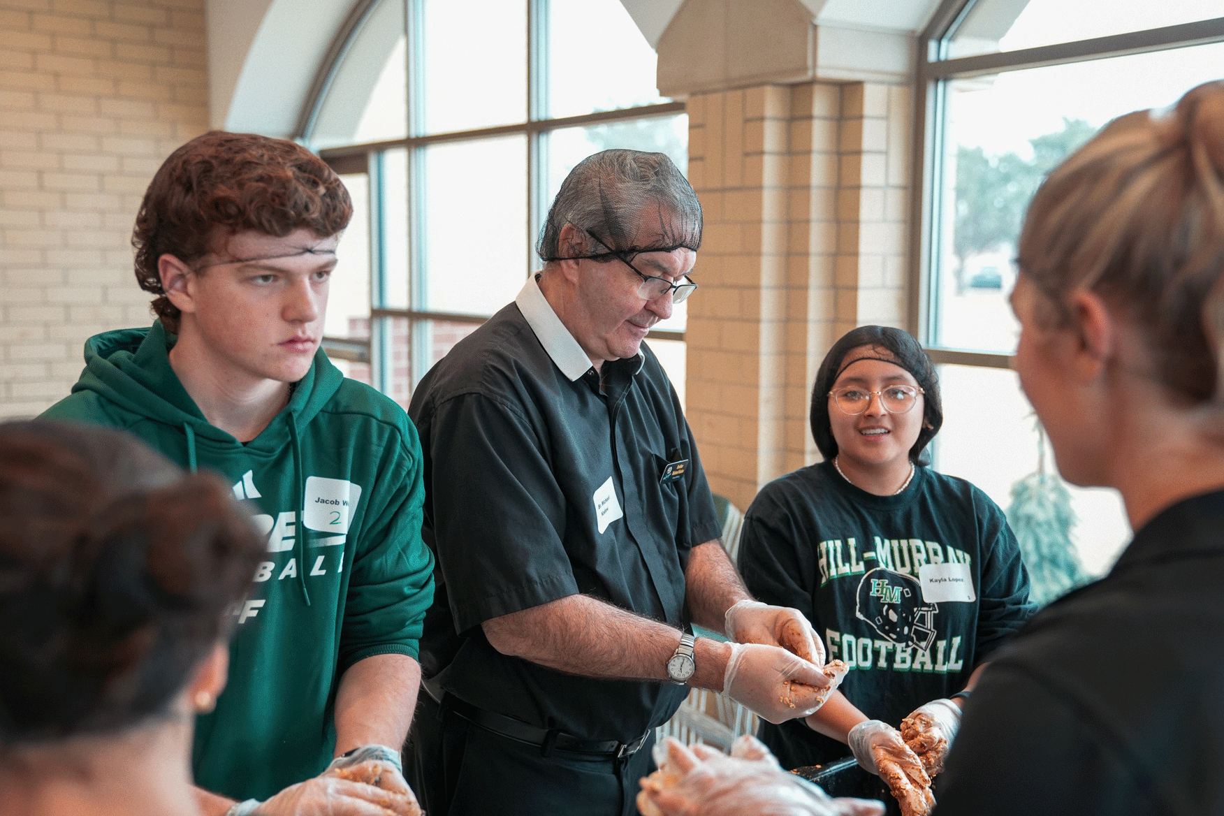 Christian Brothers with students in the classroom