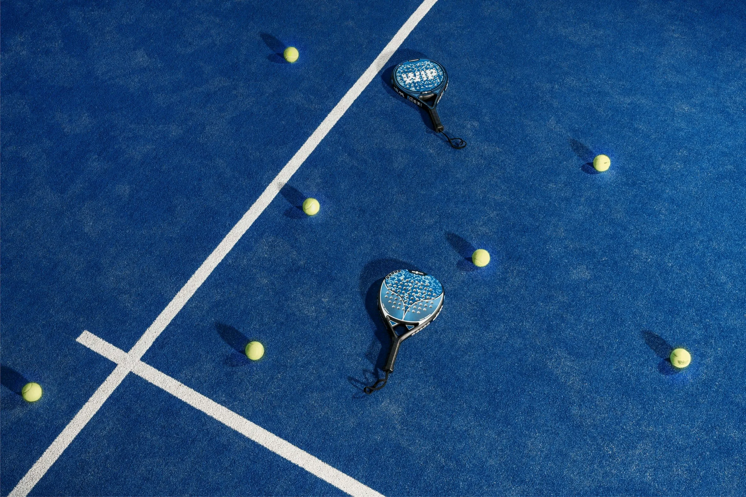 Minimal Blue Padel Court