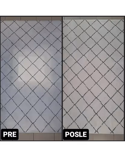 Pranje tepiha pre i posle
