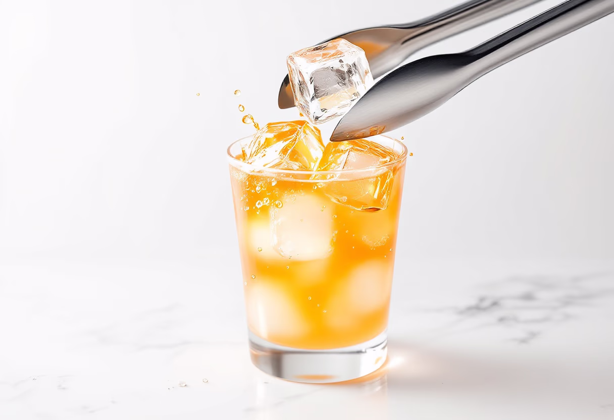 image of cocktail being prepared (for a distillery)