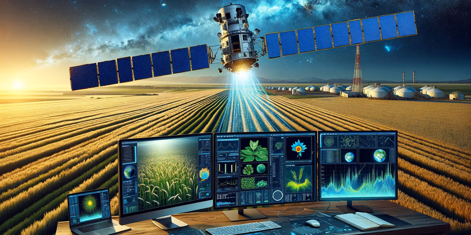 Addressing Global Food Security Challenges with AI, Digital Twins, and Satellite Data.