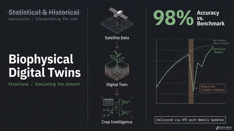 USDA Yield Forecasts Are Systemically Wrong. Satellite Intelligence Isn't.