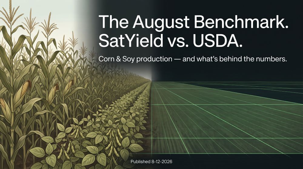 A Record Soybean Crop, Independently Confirmed  And Corn Number Worth Arguing About