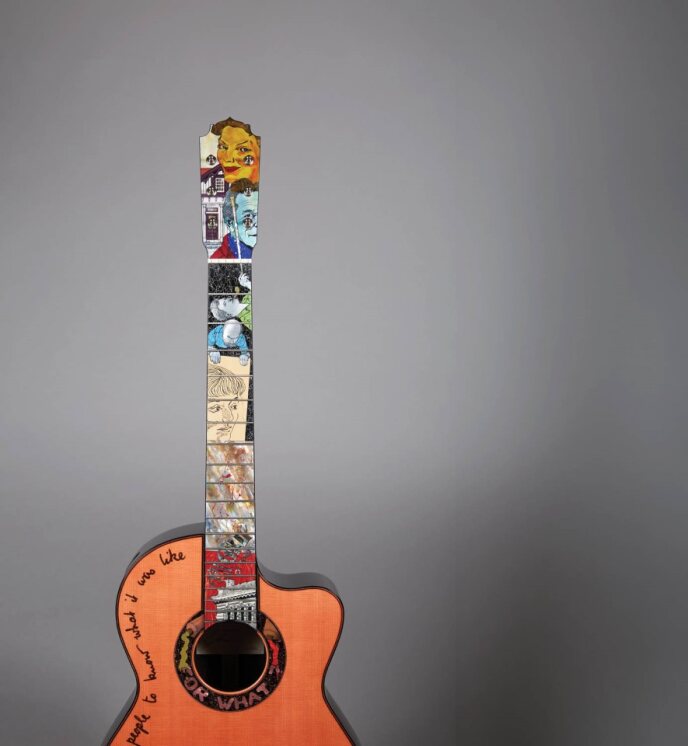 Laskin paid homage to artist Frederick Varley  in the Group of Seven Guitar Project