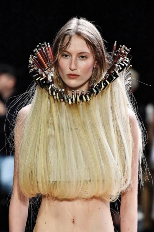 Hodakova’s autumn/winter 2026 collection Photo: Virgil Claisse via Getty Images