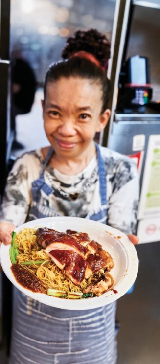 Hawker Chan is known for its famous soya sauce chicken rice and noodles