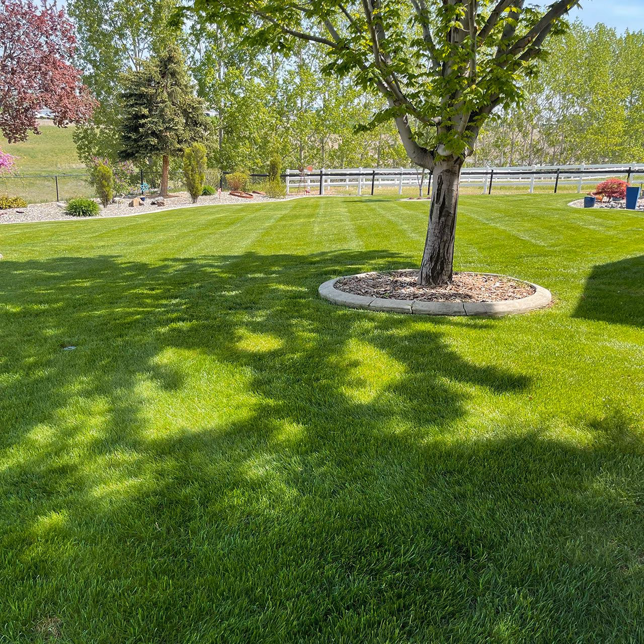 Residential lawn maintenance by Two Rivers Lawn Care & Landscaping in Lewiston, Idaho