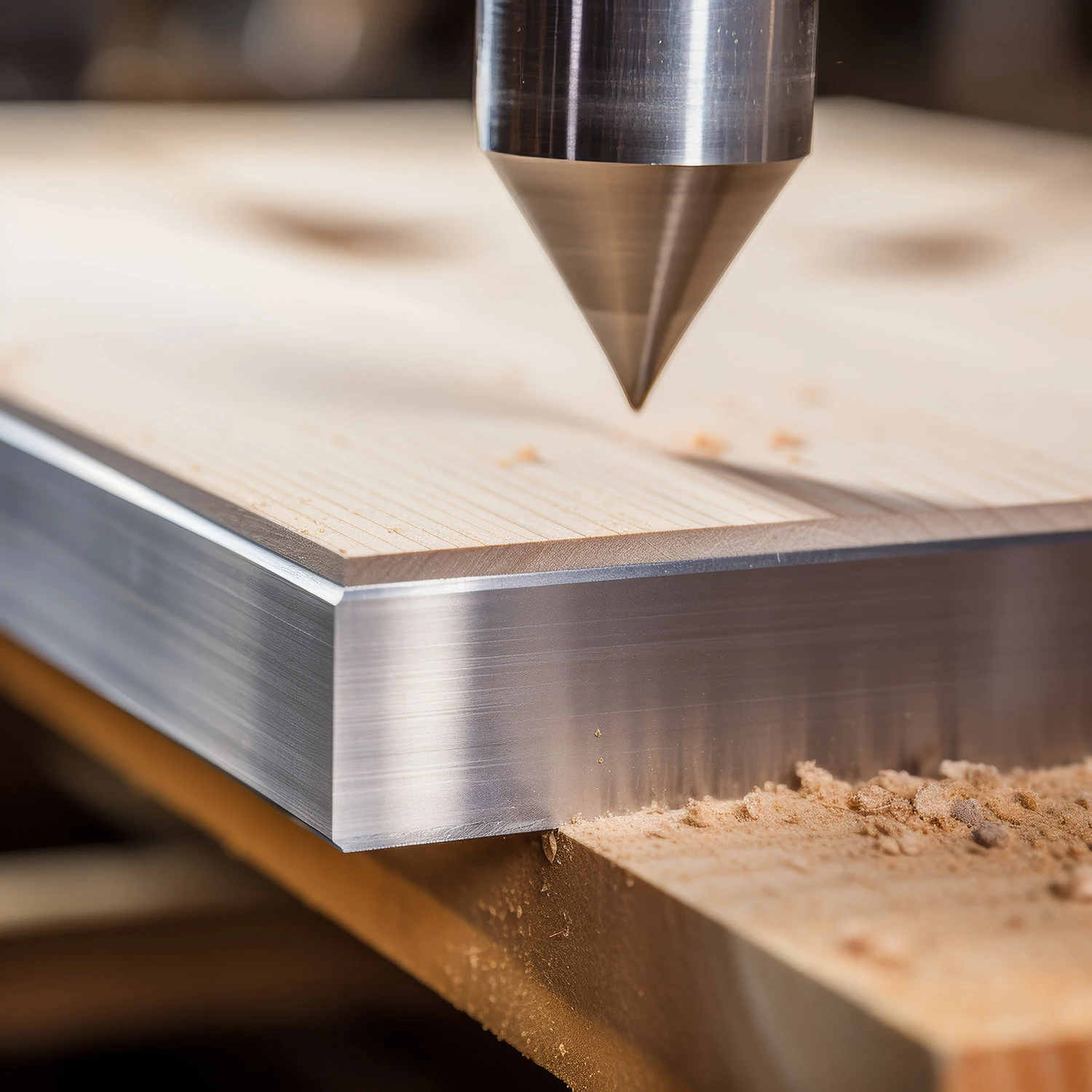 Menuisier au travail - fabrication sur-mesure