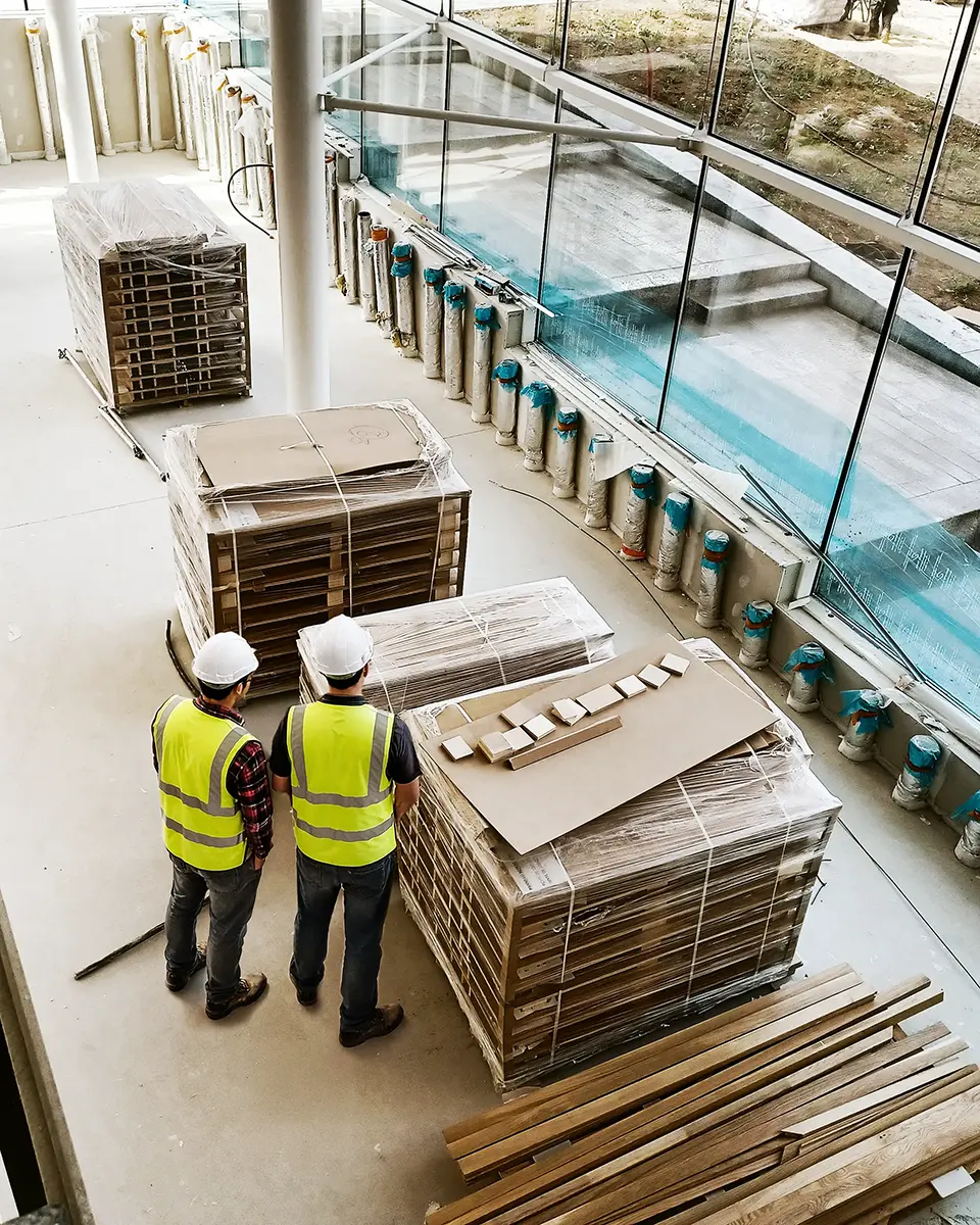 Réalisation chantier menuiserie intérieure