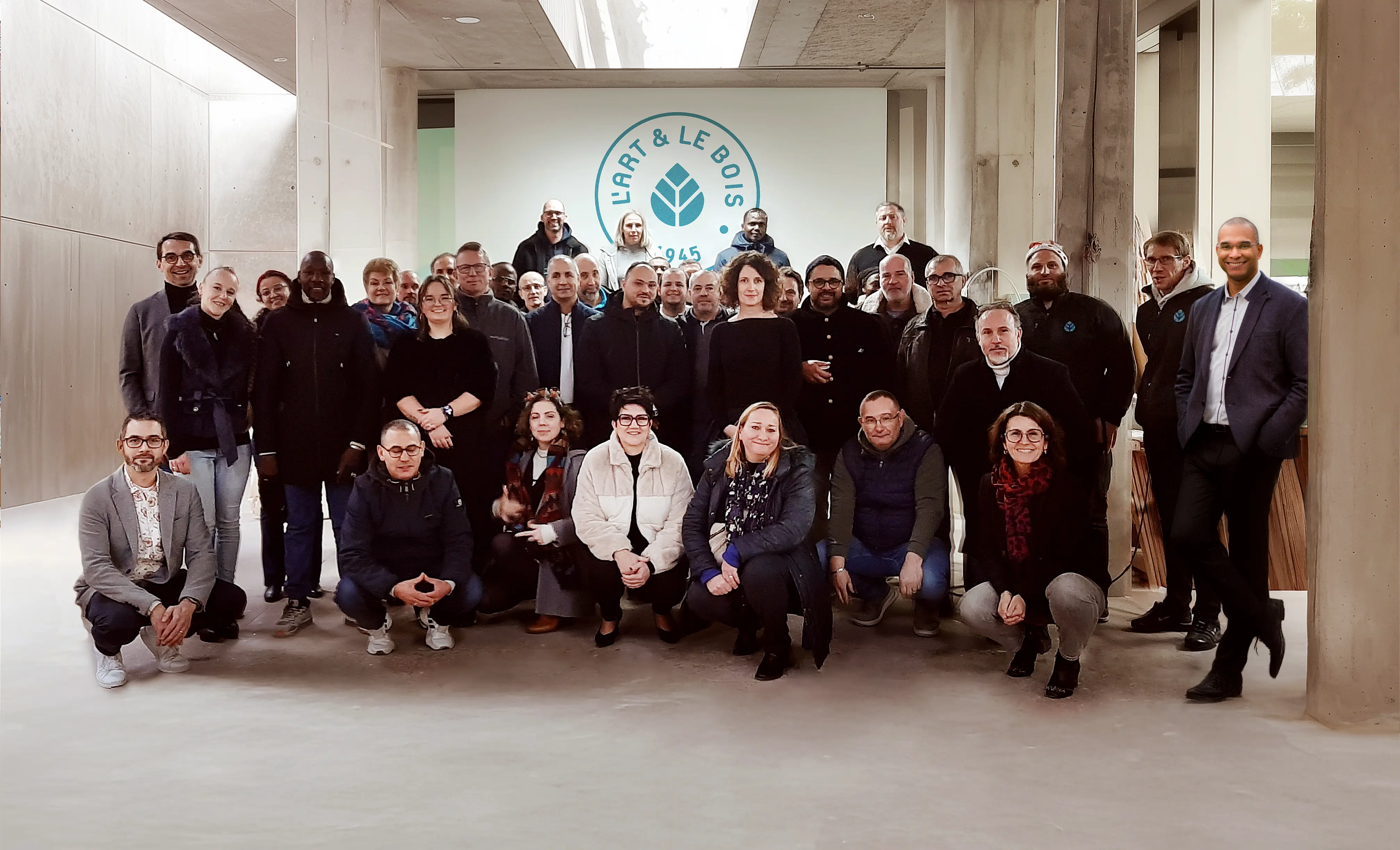 Équipe L'Art et le Bois - menuisiers et collaborateurs