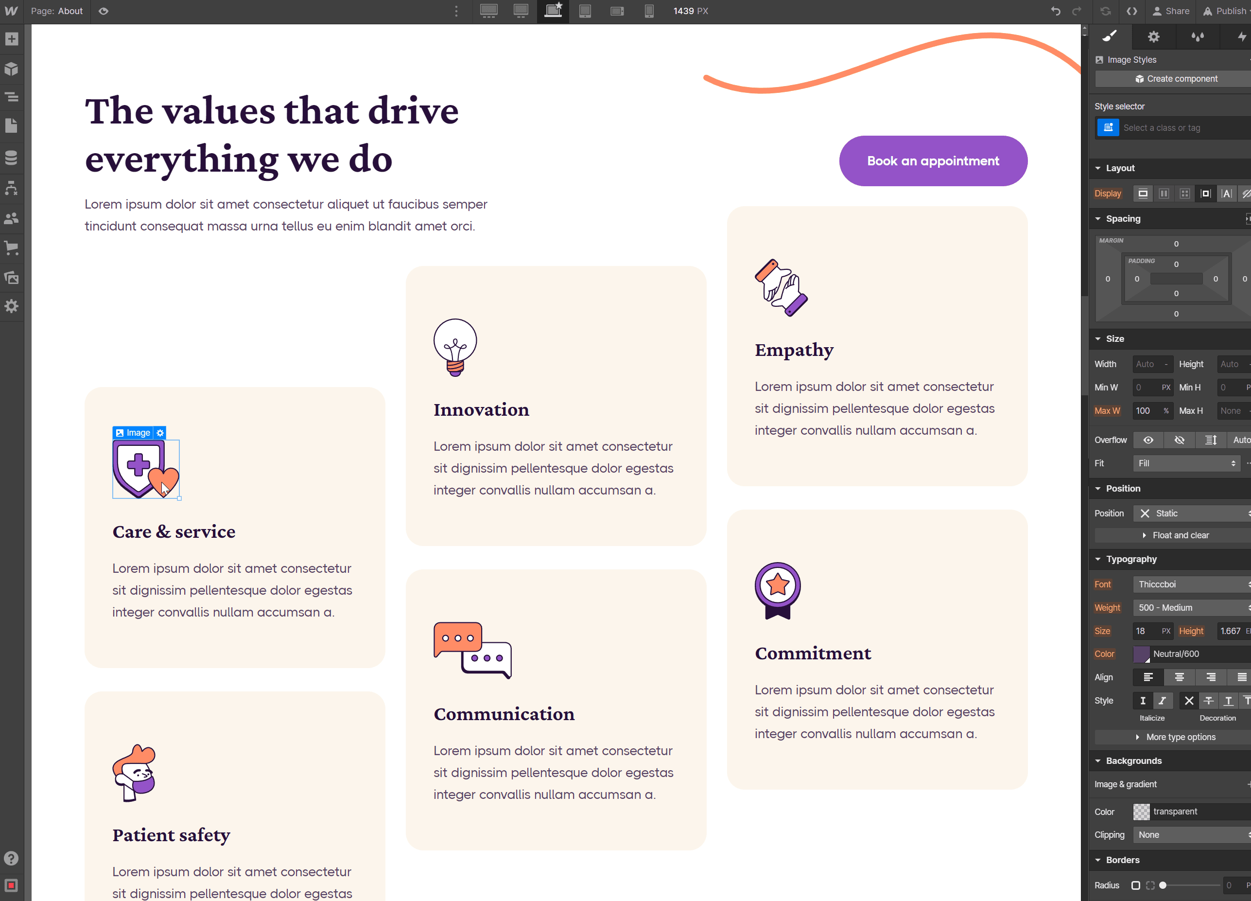 Start Here Icons - Medic X Webflow Template