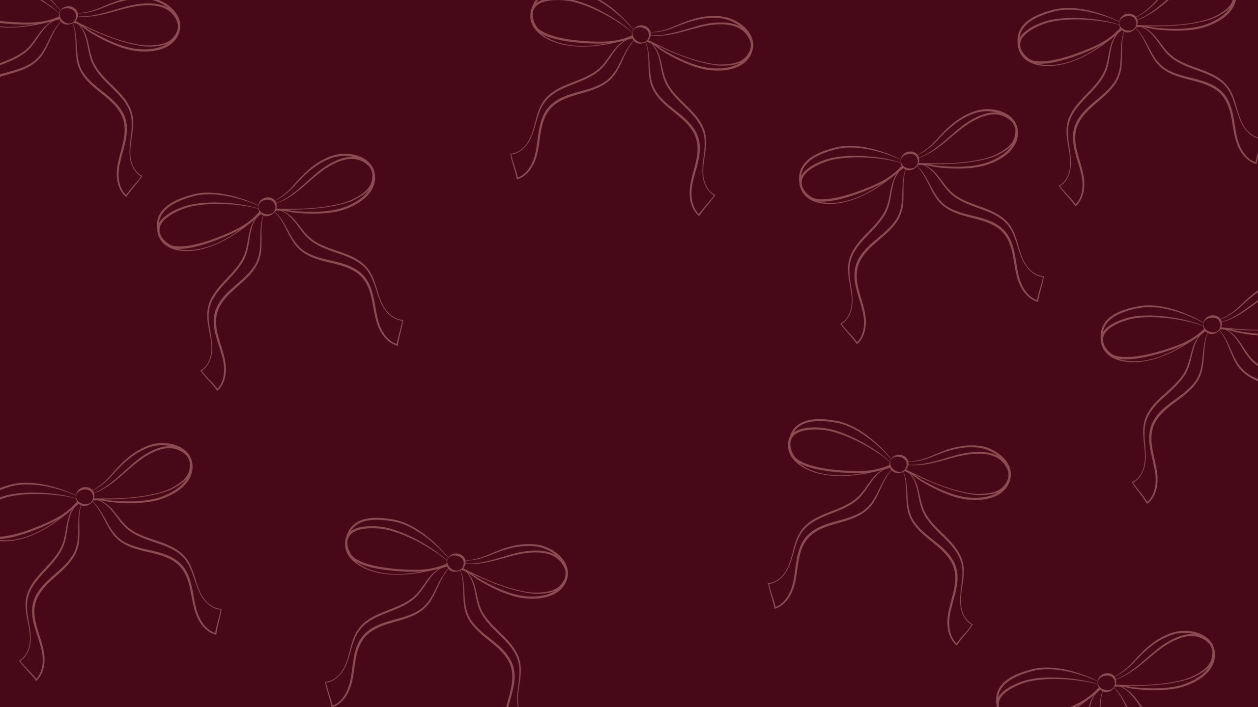 Ever Yours decorative bow pattern in wine red