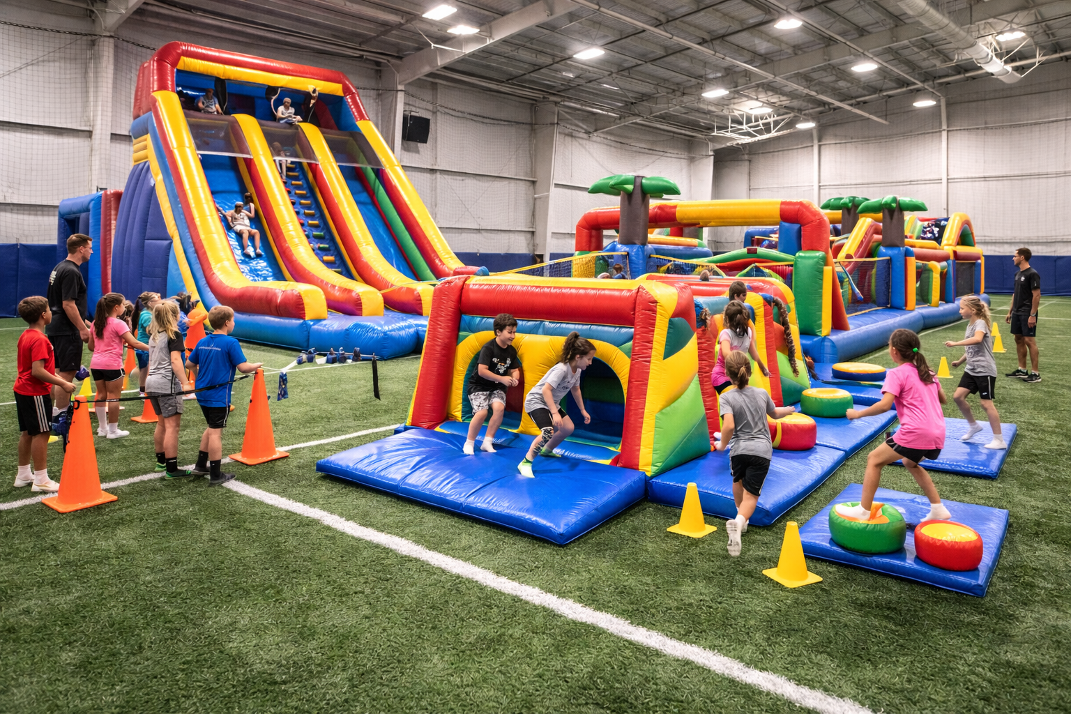 Inflatable FunZone at Touchline
