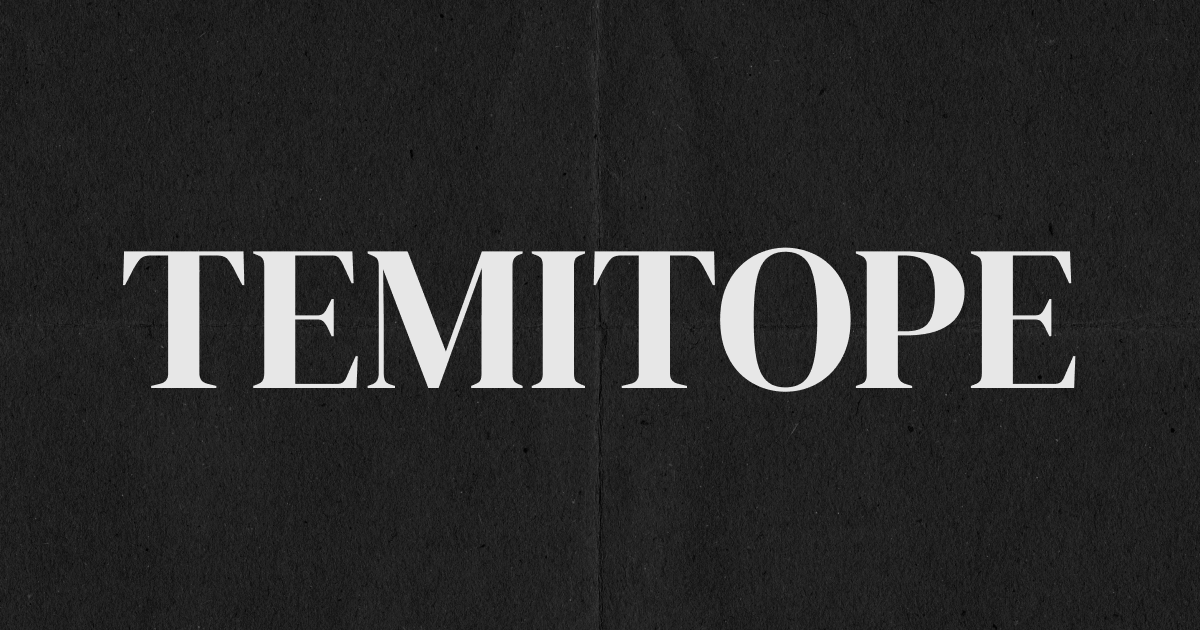 Temitope Name Frame Temitope | Official Website