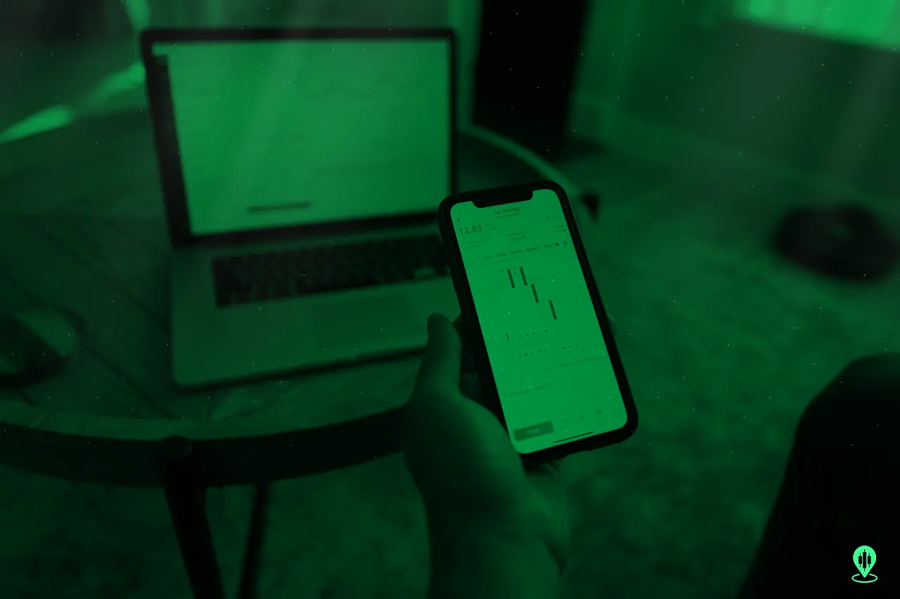 Trading psychology mistakes stock market chart