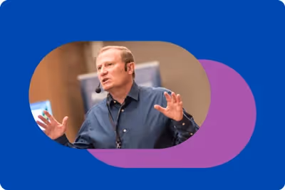 People at a Greg Savage talk about recruitment