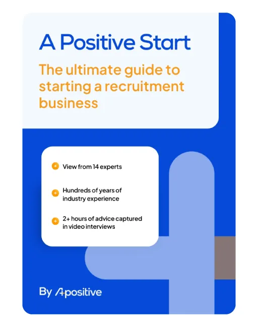 The cover of an ebook about starting a recruitment business