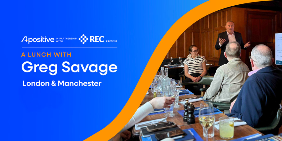 A Lunch with Greg Savage London and Manchester