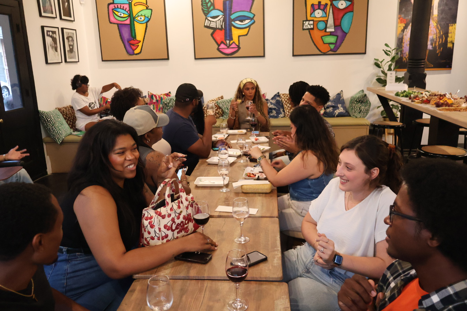 CREEW community members at an in-person experience