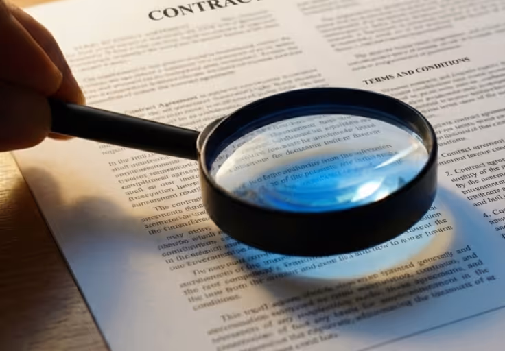 Inspección de documento legal