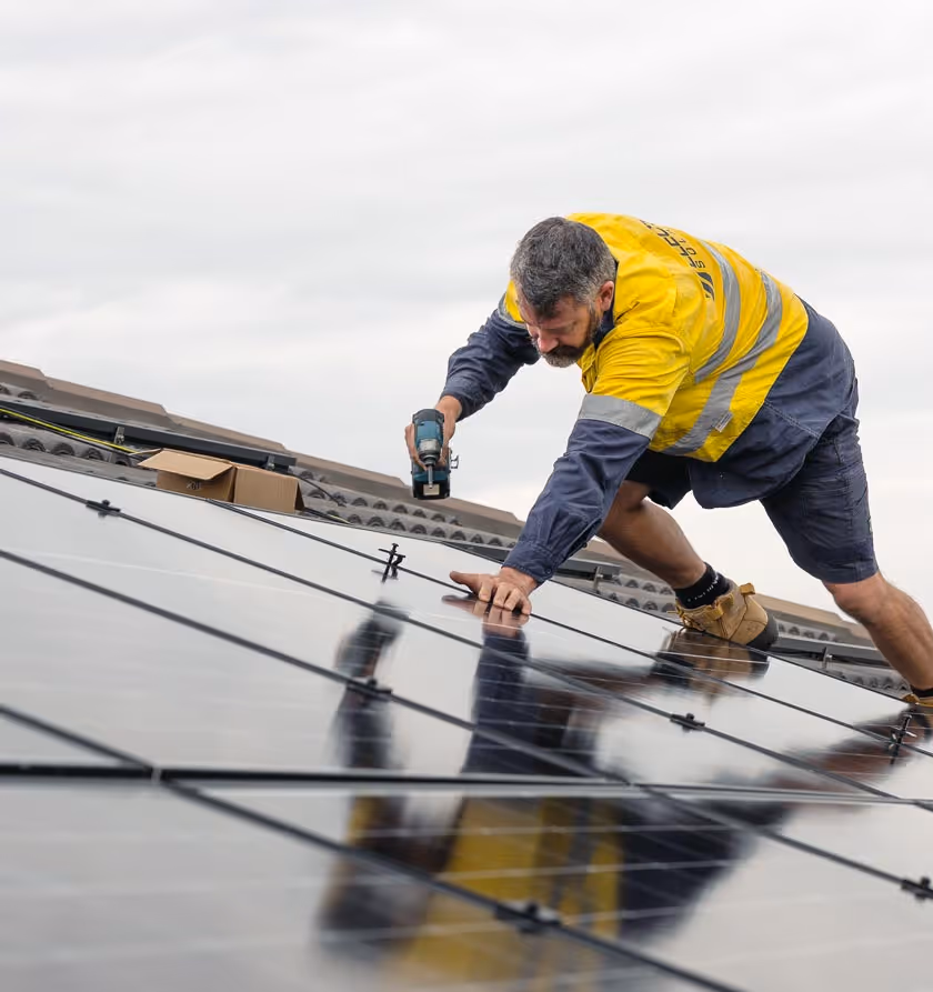 Residential rooftop solar installation completed by Elect Solar established electrical company