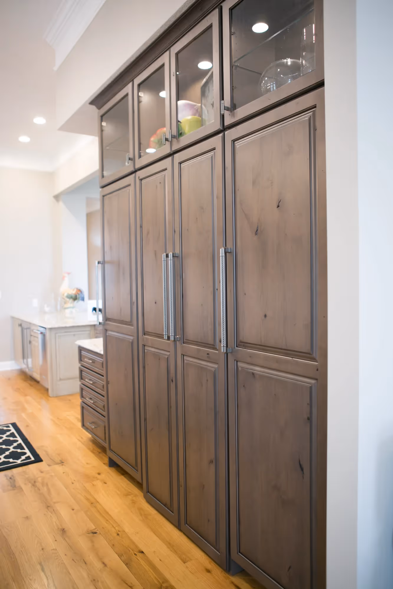Fitted wood cabinetry