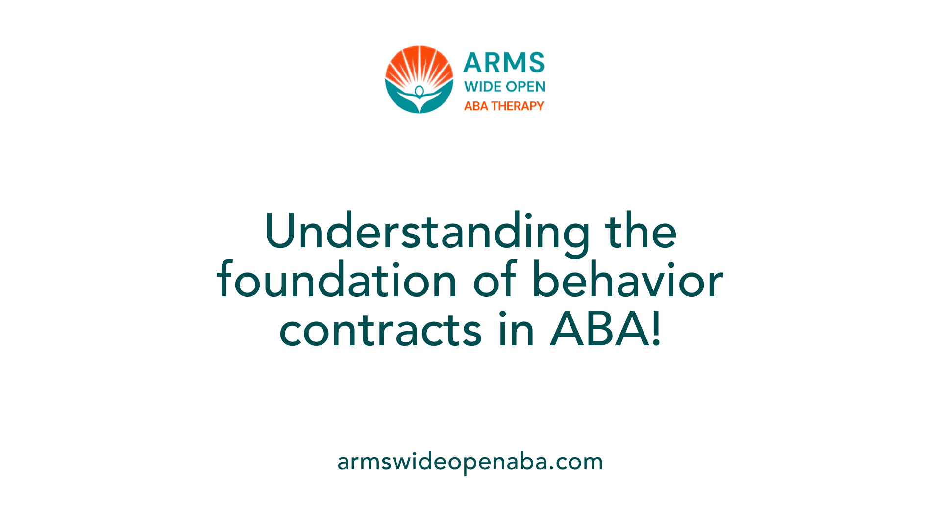 Understanding the foundation of behavior contracts in ABA!