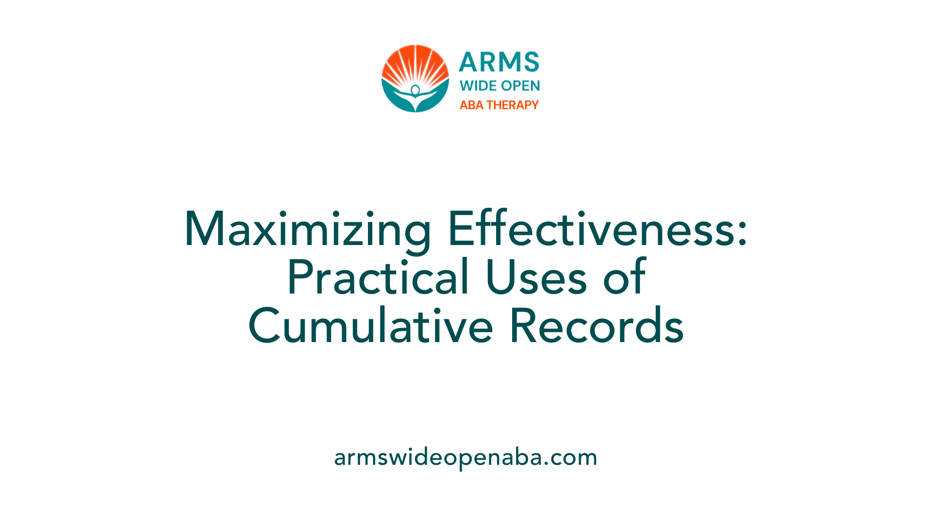 Maximizing Effectiveness: Practical Uses of Cumulative Records