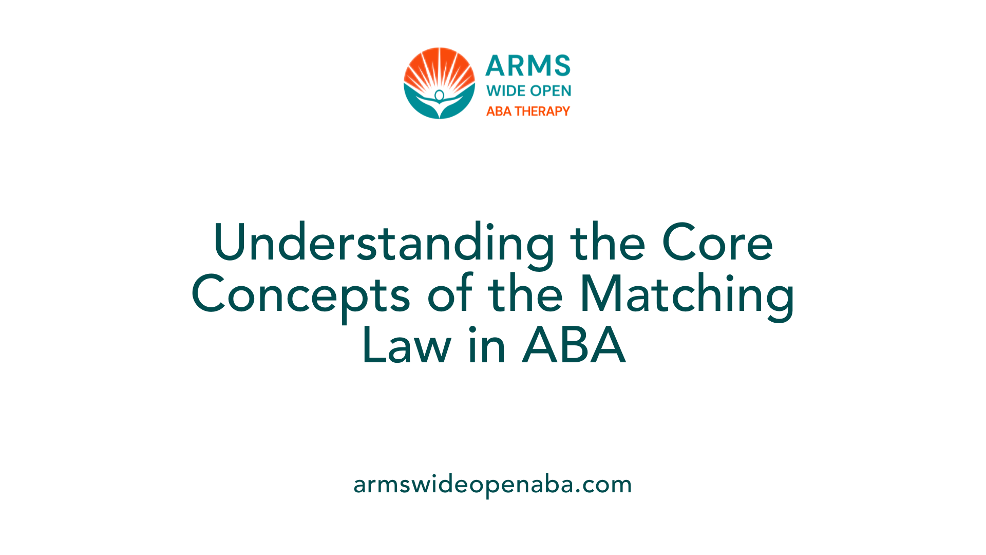 Understanding the Core Concepts of the Matching Law in ABA